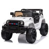Kids Ride On Truck, Remote Control Kids Electric Ride-on Car, 12V Battery Motorized Vehicles Age 3-5 with 3 Speeds (White)