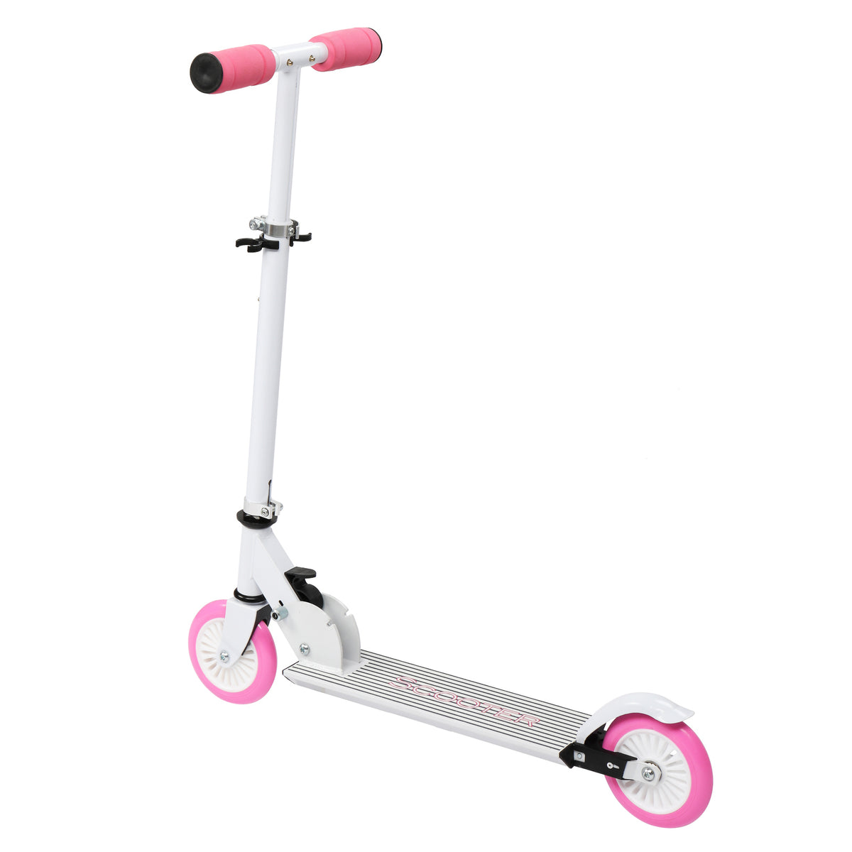 Kick Scooter for Kids and Teens, T-Bar Foldable Scooter with 3 Height Adjustable