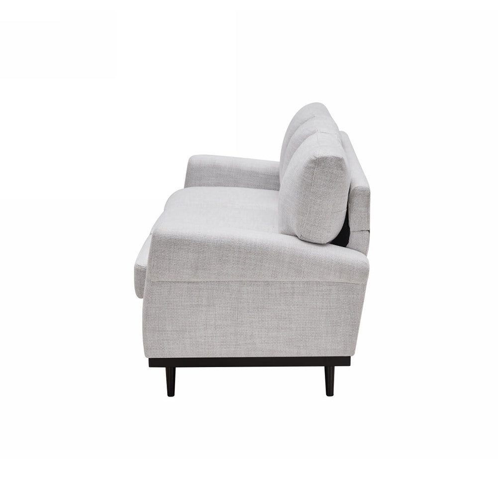 Modern Upholstery Three Seater Sofa, White