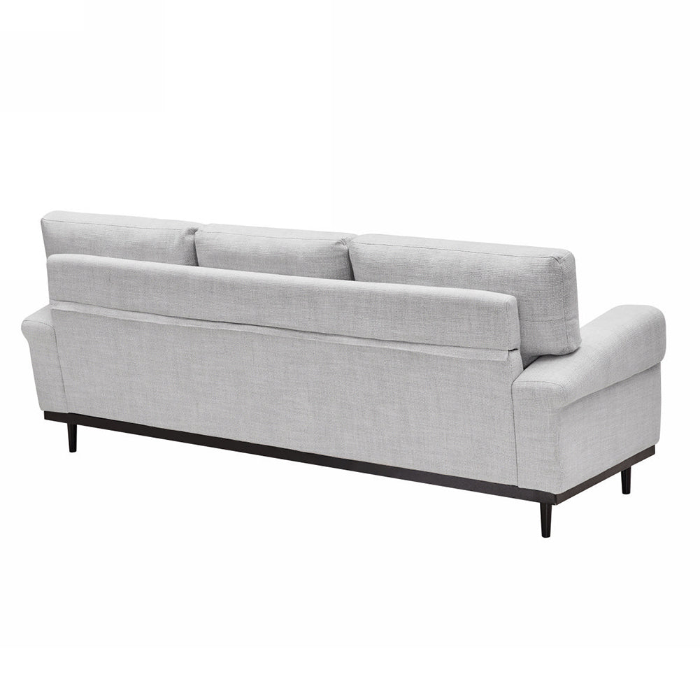 Modern Upholstery Three Seater Sofa, White