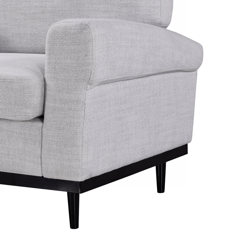 Modern Upholstery Three Seater Sofa, White