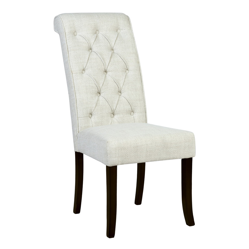 Tufted Upholstered Side Chair/Dinning Chair (Set of 2), Beige