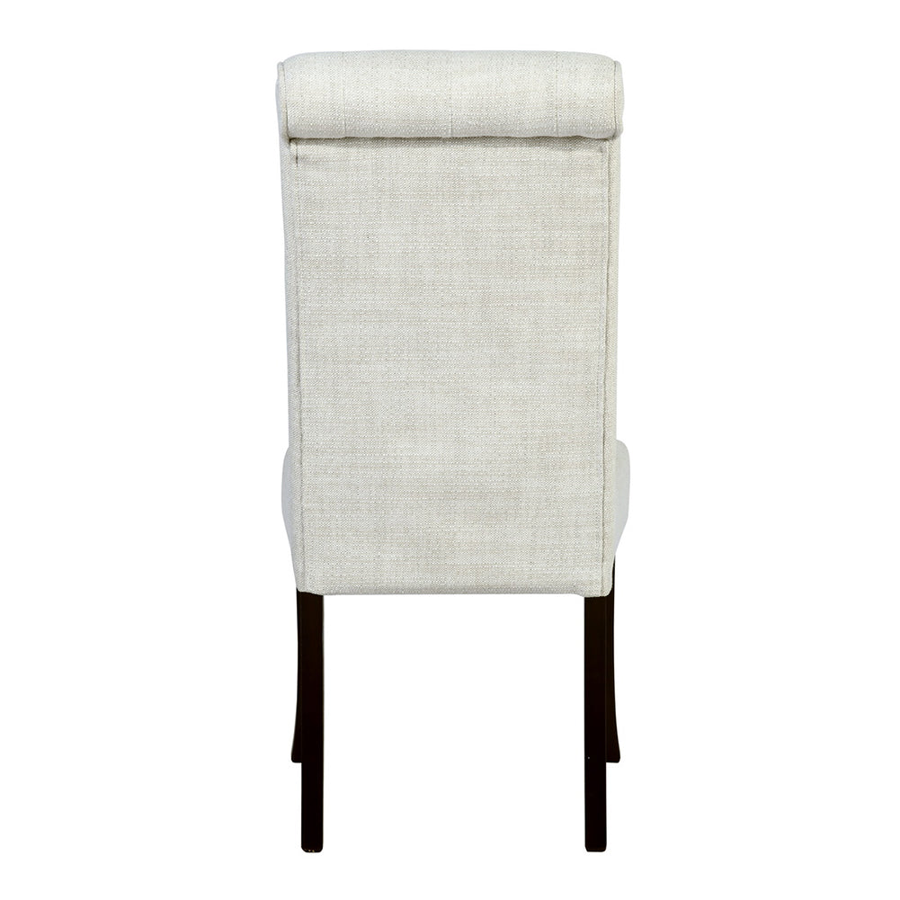 Tufted Upholstered Side Chair/Dinning Chair (Set of 2), Beige