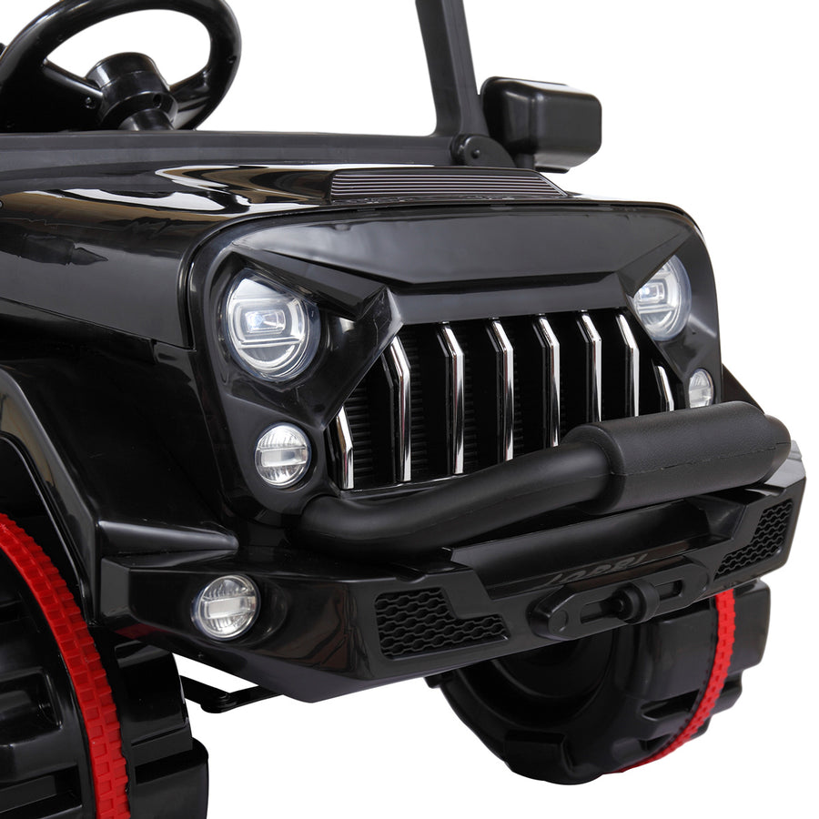 CIPACHO 12V Kids Ride on SUV Car, 3 Speed Remote Control Electric Car, Black