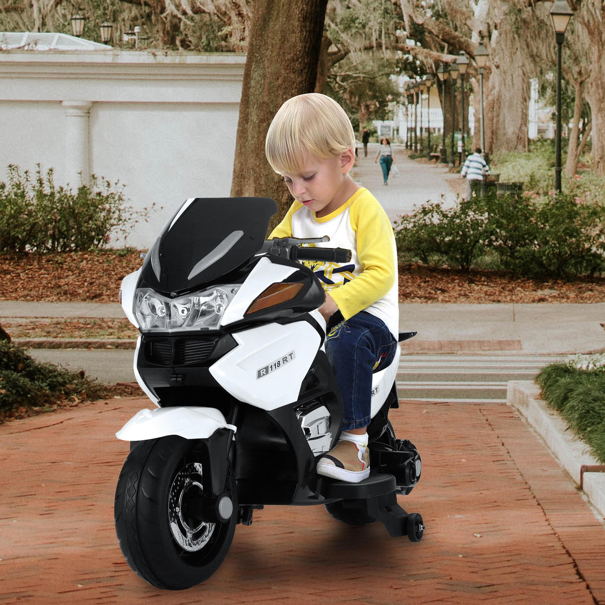 12V Electric Motorcycle for Kids, 2022 Upgrade Kids Motorcycle with Training Wheels for Kids 2-6