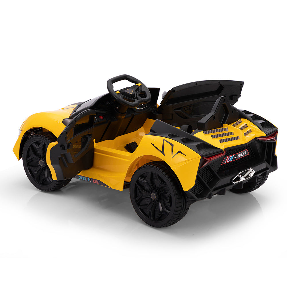 CIPACHO 12V Kids Ride on Car, Toddler Electric Car for 3-6 Years Old, Yellow